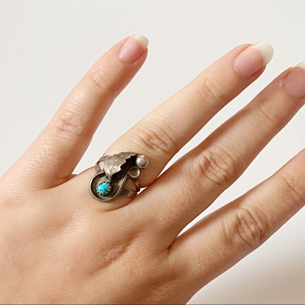 Vintage Turquoise Statement Ring